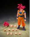 Figurine Son Goku God Aura 15cm sous un autre angle