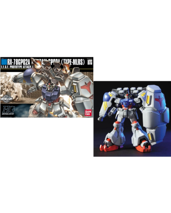 GUNDAM - HGUC 1/144 GP02A MLRS Custom - Model Kit - vue principale