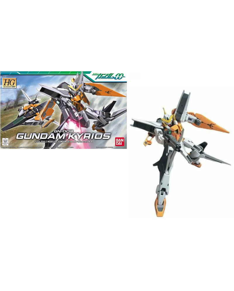 GUNDAM - HG 1/144 00 GN-003 Gundam Kyrios - Model Kit - vue principale