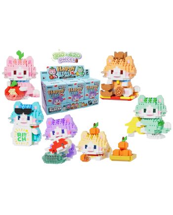 KAWAII BOX - Happy Cat - Kit de Construction (6pcs) 310 à 420pcs - vue principale