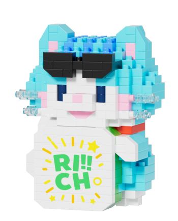 KAWAII BOX - Happy Cat - Kit de Construction (6pcs) 310 à 420pcs - vue de detail