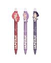 Set de 3 stylos à gel effaçable K-Pop Demon Hunters avec head topper