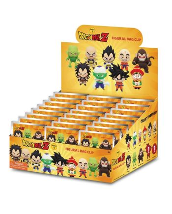 DRAGON BALL Z - Series 1 - 3D Foam Bag Clip (Display 24 Pcs) - vue principale