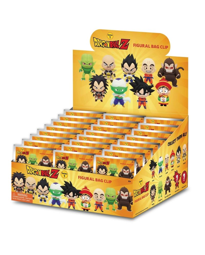 DRAGON BALL Z - Series 1 - 3D Foam Bag Clip (Display 24 Pcs) - vue principale