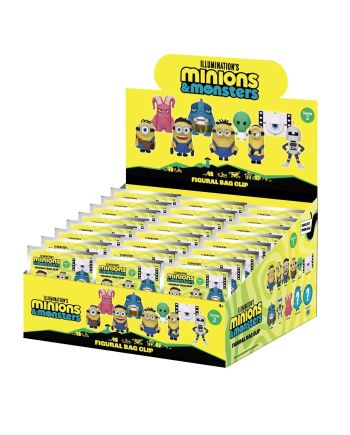 MINIONS - Series 1 - 3D Foam Bag Clip (Display 24 Pcs) - vue principale