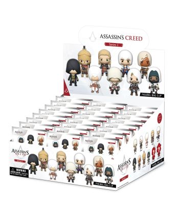 ASSASSIN'S CREED - Series 1 - 3D Foam Bag Clip (Display 24 Pcs) - vue principale