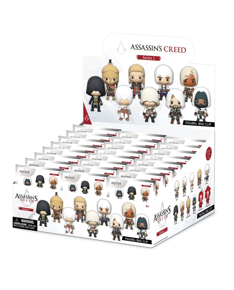 ASSASSIN'S CREED - Series 1 - 3D Foam Bag Clip (Display 24 Pcs) - vue principale