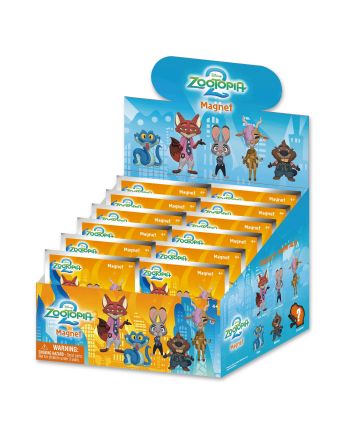 ZOOTOPIE 2 - Series 1 - 3D Foam Magnets in blind bags (Display 12 Pcs) - vue principale