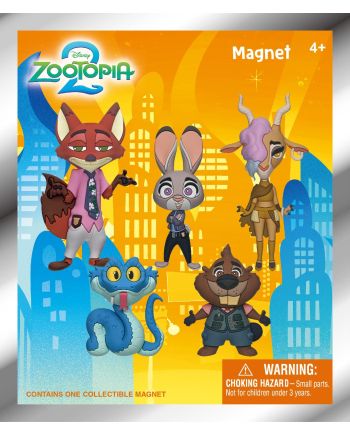 ZOOTOPIE 2 - Series 1 - 3D Foam Magnets in blind bags (Display 12 Pcs) - vue de profil