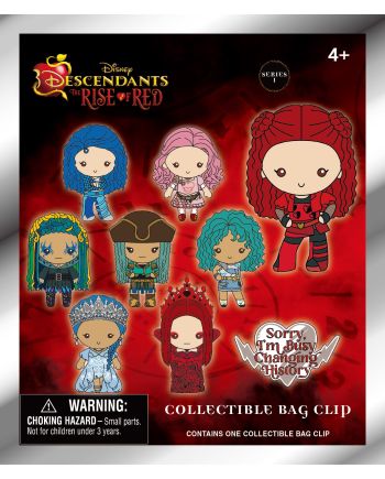 DESCENDANTS - Series 1 - 3D Foam Bag Clip (Display 24 Pcs) - vue de profil