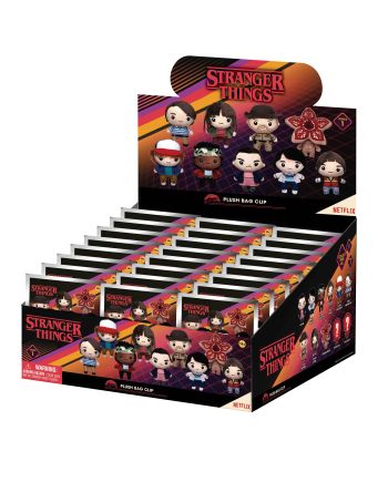 STRANGER THINGS - Plush Bag Clip (Display 24 Pcs) - vue principale