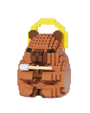 KAWAII BOX - Happy Capybara - Kit de Construction (6pcs) 405 à 615pcs - vue de dos