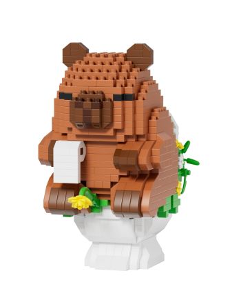 KAWAII BOX - Happy Capybara - Kit de Construction (6pcs) 405 à 615pcs - vue de detail