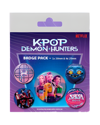 K-POP DEMON HUNTERS - Pack 5 Badges - vue principale
