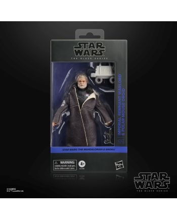 MANDALORIAN & GROGU - Imperial Warlord - Figurine Black Series 15cm - vue de face