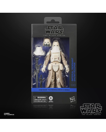 STAR WARS - Imperial Remnant Snowtrooper - Figurine Black Series 15cm - vue de profil