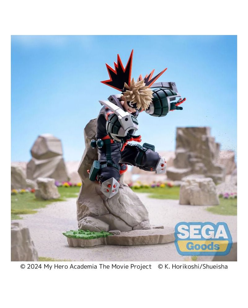 MY HERO ACADEMIA - Katsuki Bakugo - Figurine Xross Link 18cm - vue principale