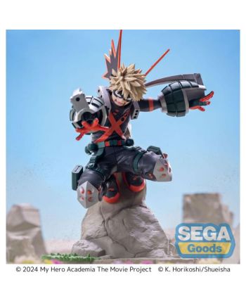 MY HERO ACADEMIA - Katsuki Bakugo - Figurine Xross Link 18cm - vue de face