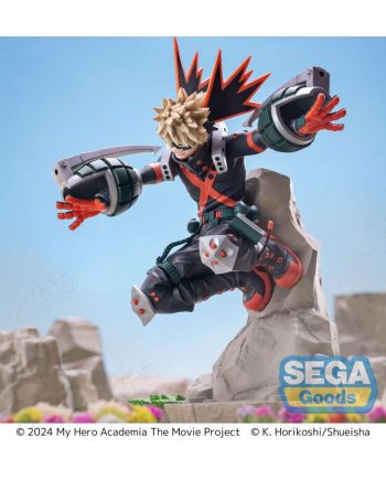 MY HERO ACADEMIA - Katsuki Bakugo - Figurine Xross Link 18cm - vue de profil