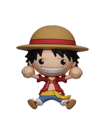 ONE PIECE - Luffy - Aimant à collectionner en mousse 3D - vue principale