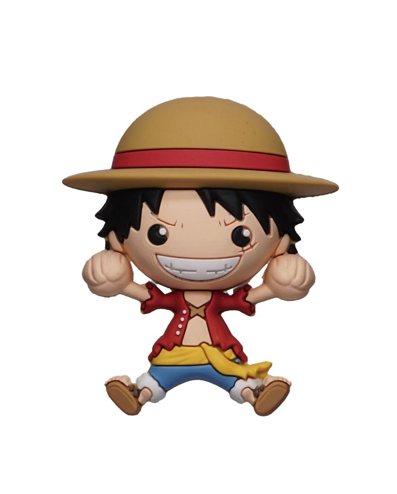 ONE PIECE - Luffy - Aimant à collectionner en mousse 3D - vue principale