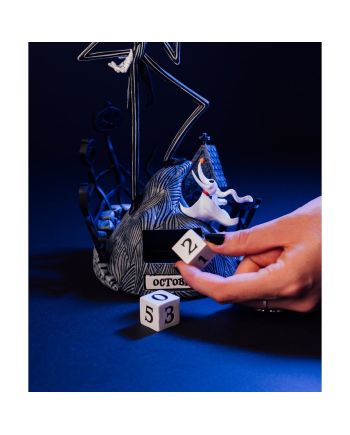 L'ETRANGE NOEL de Mr JACK - Calendrier Perpétuel 3D en Résine - vue de profil