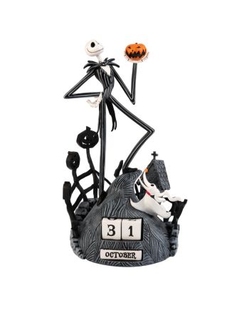 L'ETRANGE NOEL de Mr JACK - Calendrier Perpétuel 3D en Résine - vue de dos