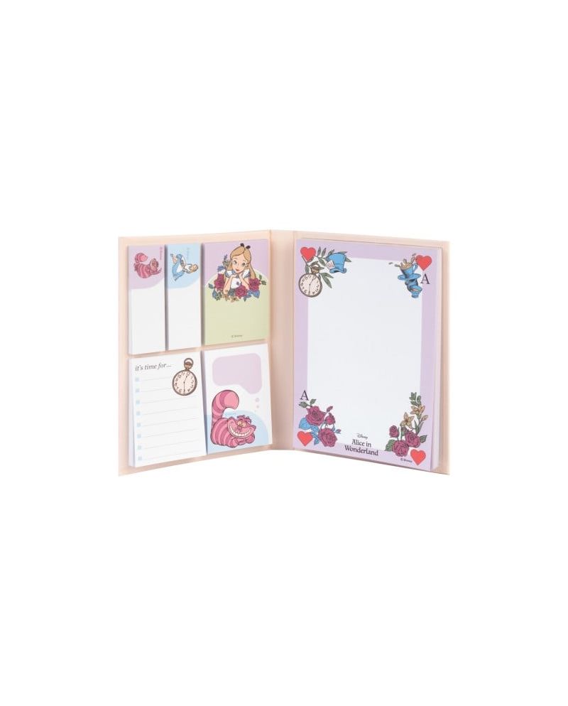 ALICE AUX PAYS DES MERVEILLES - Set de Bloc-Notes Autocollant - vue principale