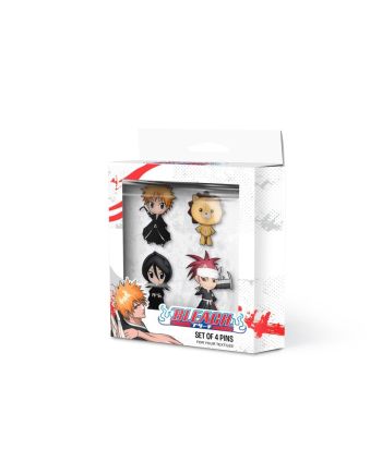 BLEACH - Set de 4 Pin's - vue de face