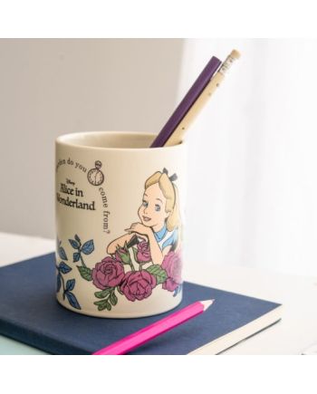 ALICE AUX PAYS DES MERVEILLES - Pot à Crayons en Céramique - vue principale