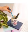 ALICE AUX PAYS DES MERVEILLES - Pot à Crayons en Céramique - vue de profil