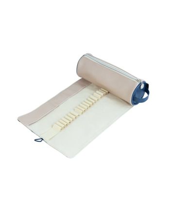 Trousse enroulable Hokusai La Grande Vague ouverte