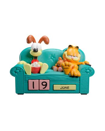 GARFIELD - Calendrier Perpétuel 3D en Résine - vue principale