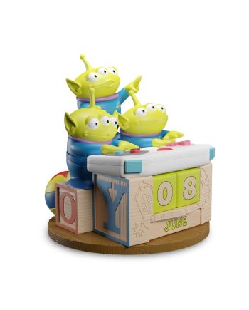 Calendrier perpétuel 3D en résine Toy Story Aliens vue de détail