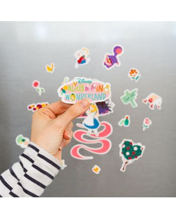ALICE AUX PAYS DES MERVEILLES - Chat du Cheshire - Set de Magnets - vue de face