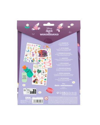 ALICE AUX PAYS DES MERVEILLES - Chat du Cheshire - Set de Magnets - vue du packaging
