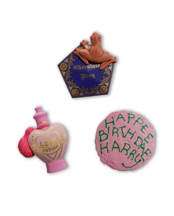 HARRY POTTER - Groupe 1 - Set de 3 Magnets - vue principale