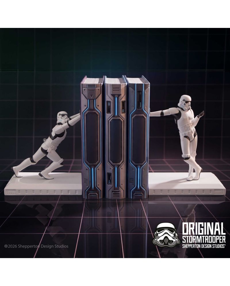 STAR WARS - Stormtrooper Working hardly hard - Serre-Livres 18.5cm - vue principale