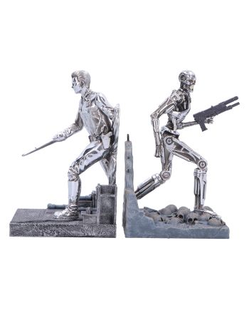 TERMINATOR - T-1000 vs T-800 - Serre-Livres 18.5cm - vue de profil
