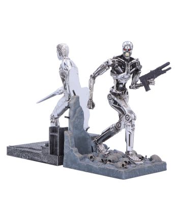 TERMINATOR - T-1000 vs T-800 - Serre-Livres 18.5cm - vue de dos