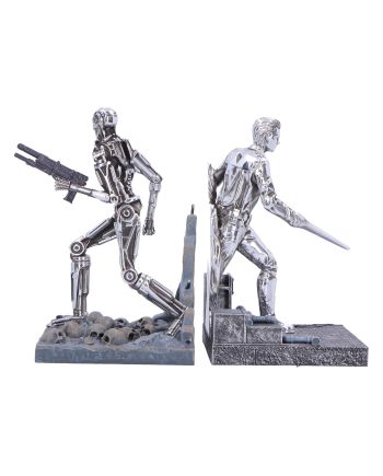 TERMINATOR - T-1000 vs T-800 - Serre-Livres 18.5cm - vue de detail