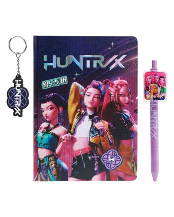K-Pop Demon Hunters Huntr/x Notebook Gift Set vue de face