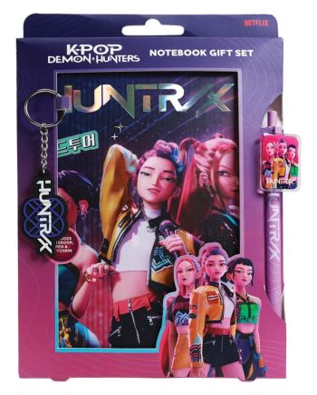 K-Pop Demon Hunters Huntr/x Notebook Gift Set vue détaillée