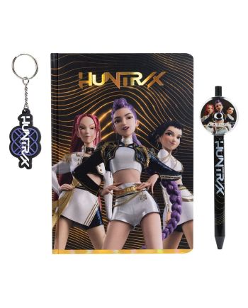 Coffret carnet K-Pop Demon Hunters Golden vue de face
