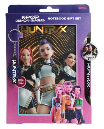 Coffret carnet K-Pop Demon Hunters Golden vue de dos