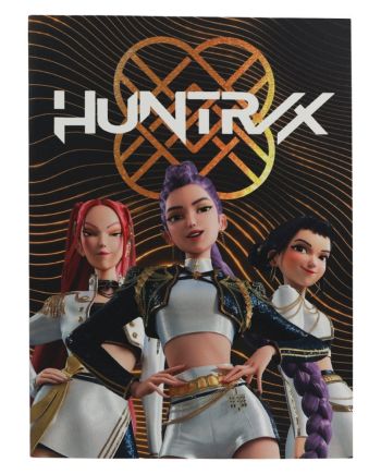 Détail du set de papeterie K-Pop Demon Hunters