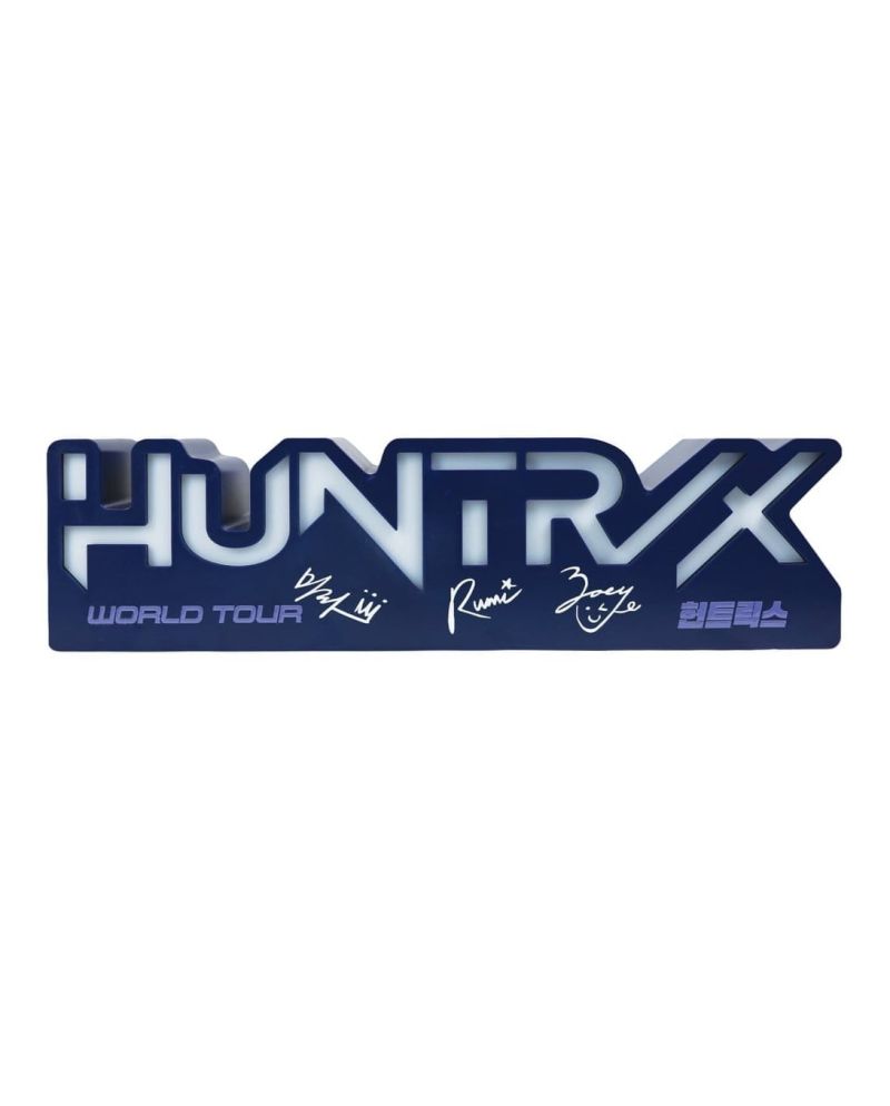 Lampe K-Pop Demon Hunters avec logo Huntr/x