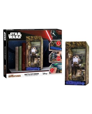 STAR WARS - BOOK NOOK KIT - Bataille d'Endor - xxpc + Eclairage LED - vue principale