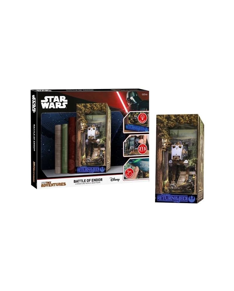 STAR WARS - BOOK NOOK KIT - Bataille d'Endor - xxpc + Eclairage LED - vue principale
