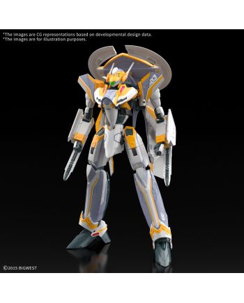 MACROSS - HG 1/100 VF-31E Siegfried (Chuck Mustang Use) - Model Kit - vue de face